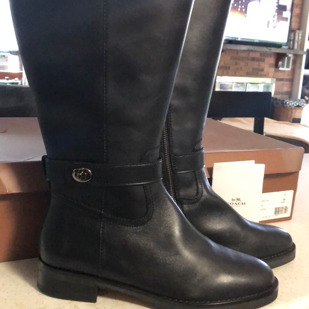 Coach riding boots